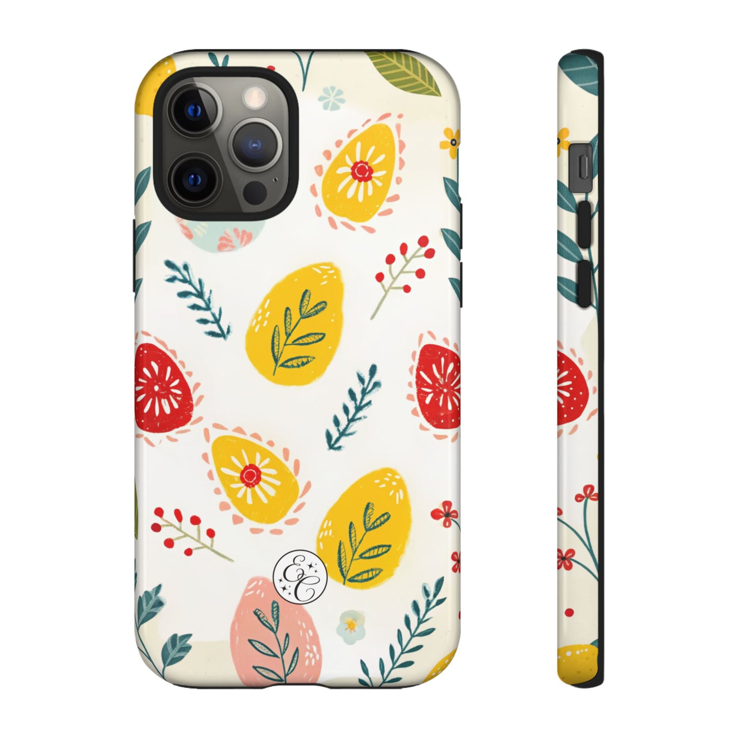 Colorful Easter Egg Pattern Tough Phone Case