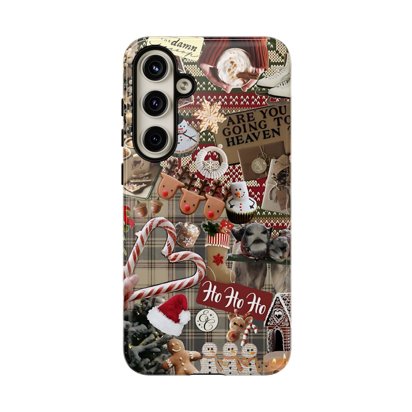 Christmas Festive Collage Tough Phone Case