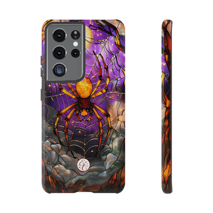 Stained Glass Spider Tough Phone Case