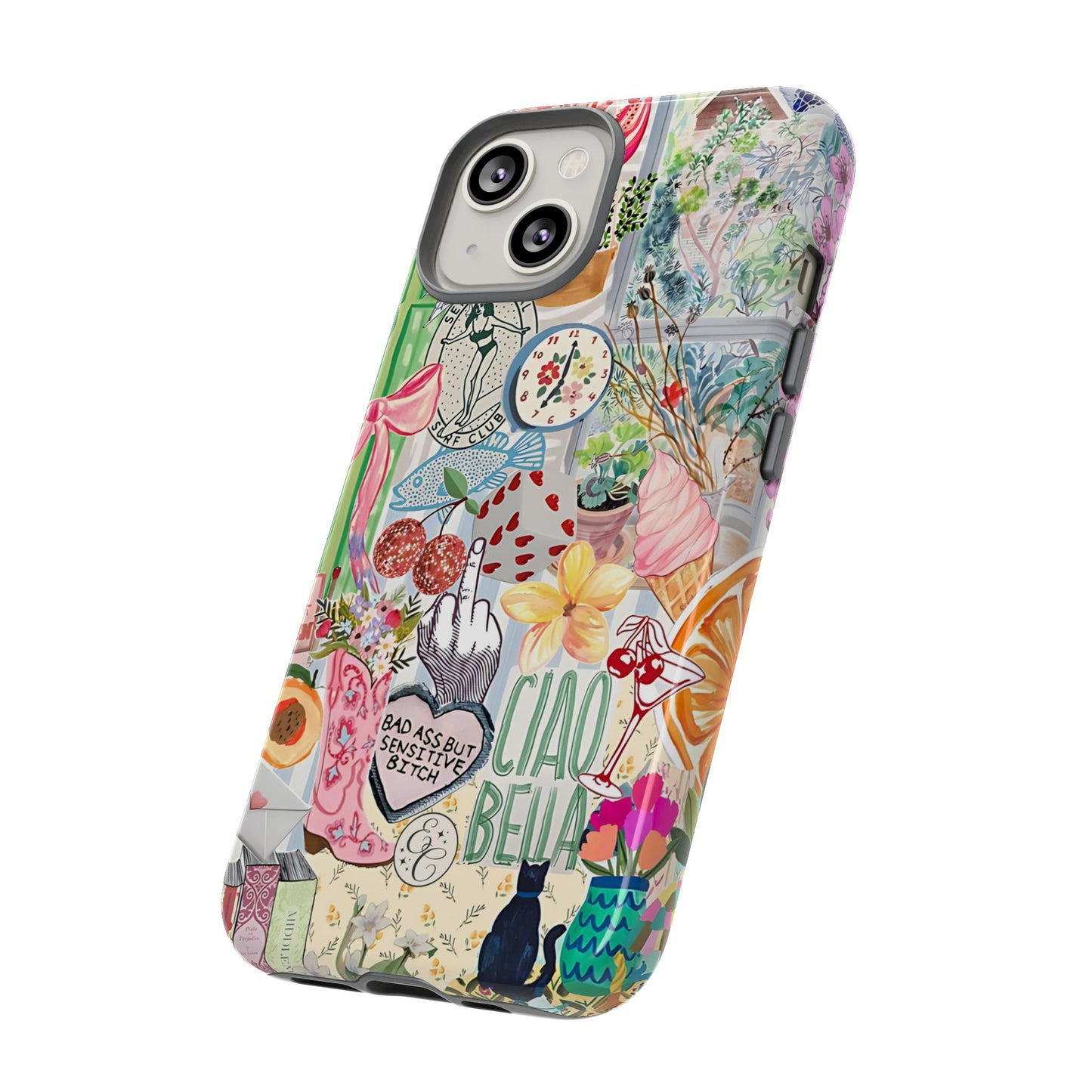 Coquette Art Collage Tough Phone Case