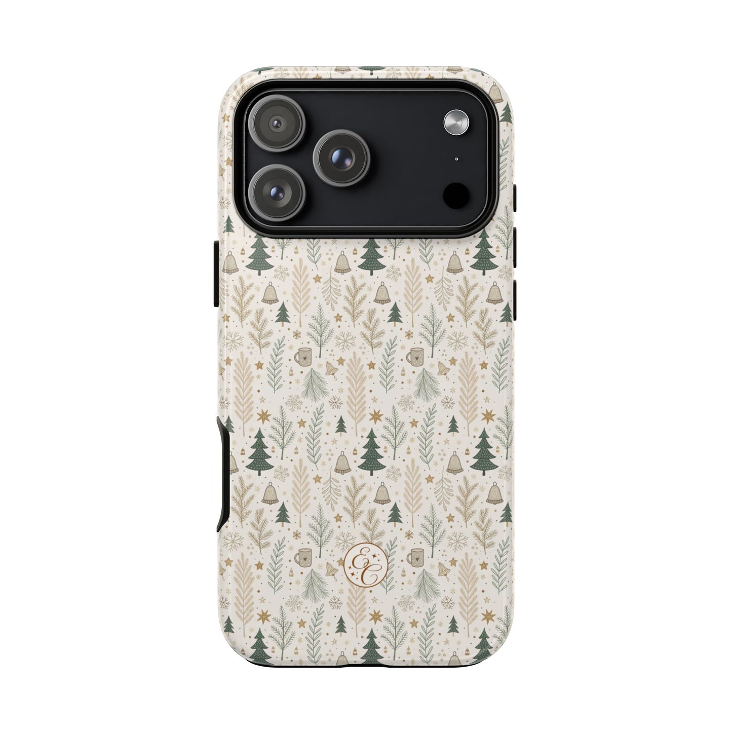 Boho Christmas Forest Tough Phone Case
