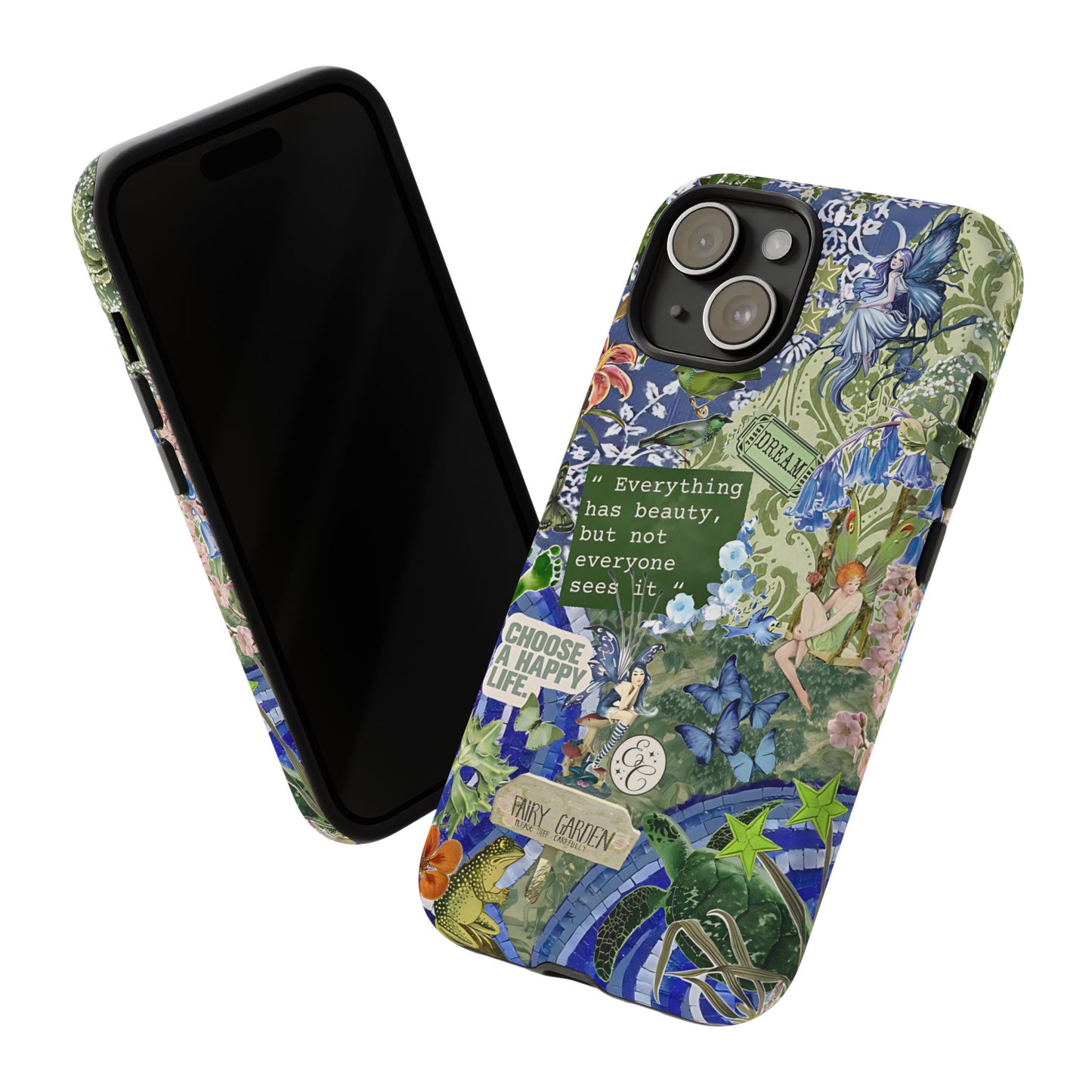 Fairy Garden Collage Tough Phone Case