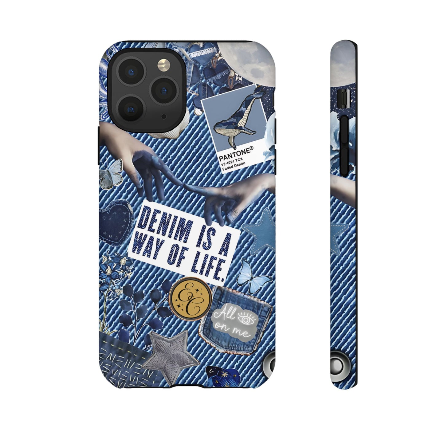 Denim Texture Tough Phone Case