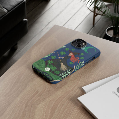 Irish Witch’s Moonlit Stroll Tough Phone Case