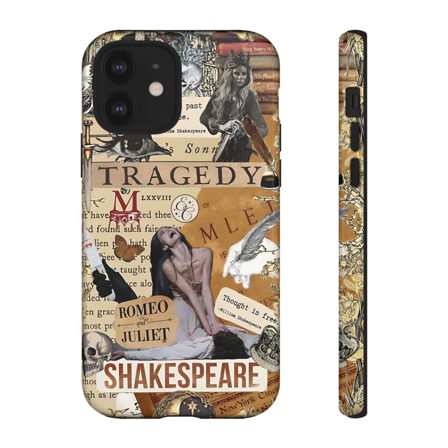 Shakespeare Tragedy Collage Tough Phone Case