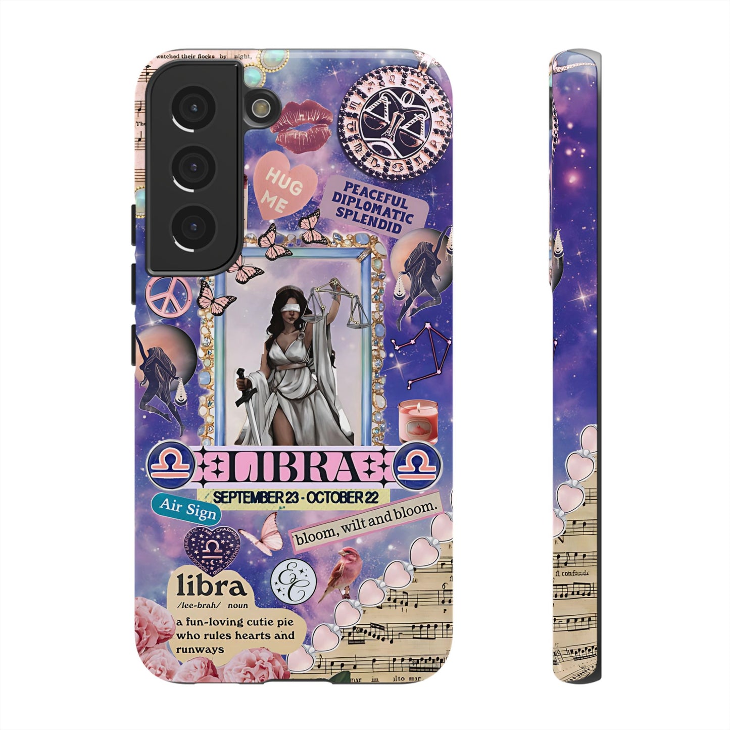 Libra Zodiac Star Sign Tough Phone Case