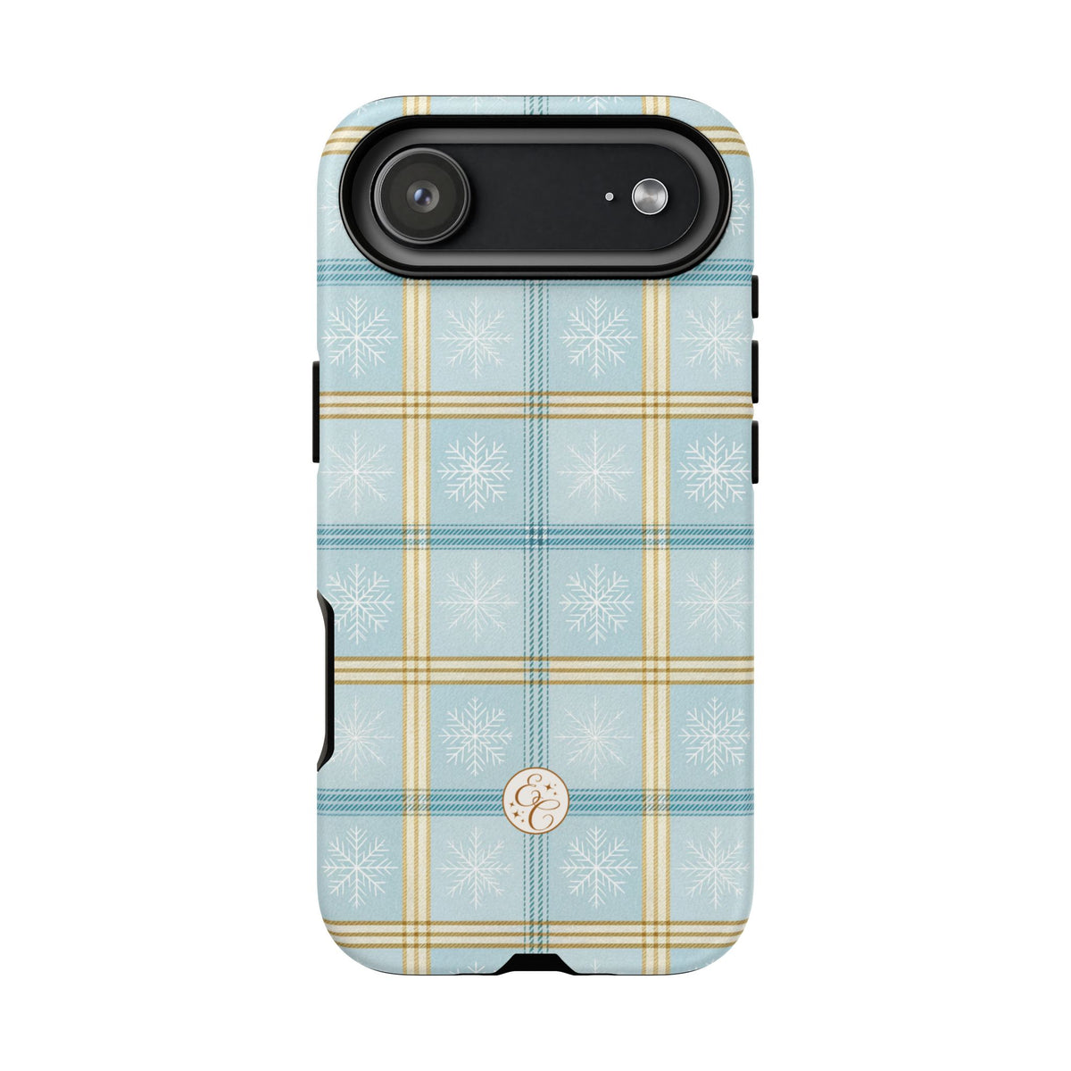 Blue Winter Plaid Phone Case