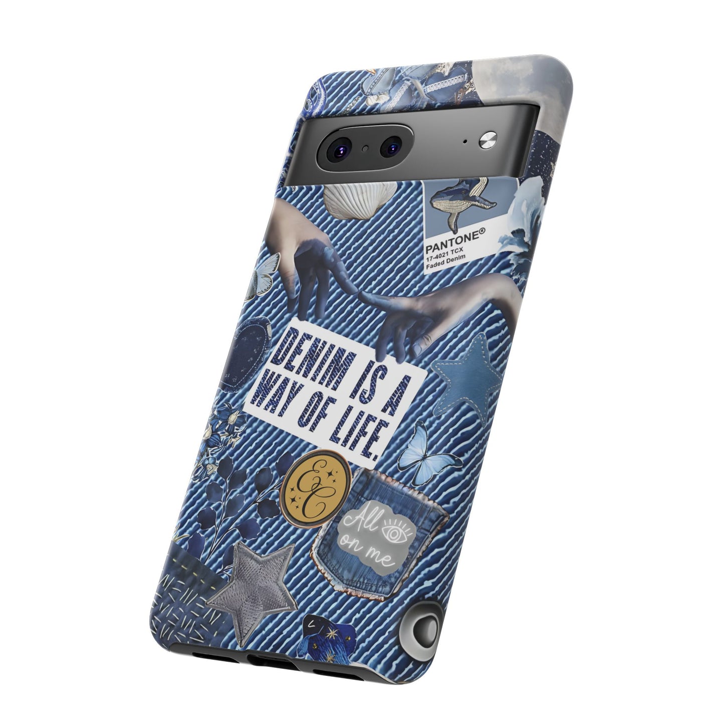 Denim Texture Tough Phone Case