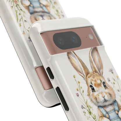 Bunny with Easter Eggs Tough Phone Case