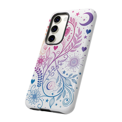 Subtel Bisexual Boho Doodle Tough Phone Case