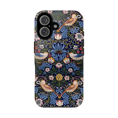 William Morris Strawberry Thief Tough Phone Case