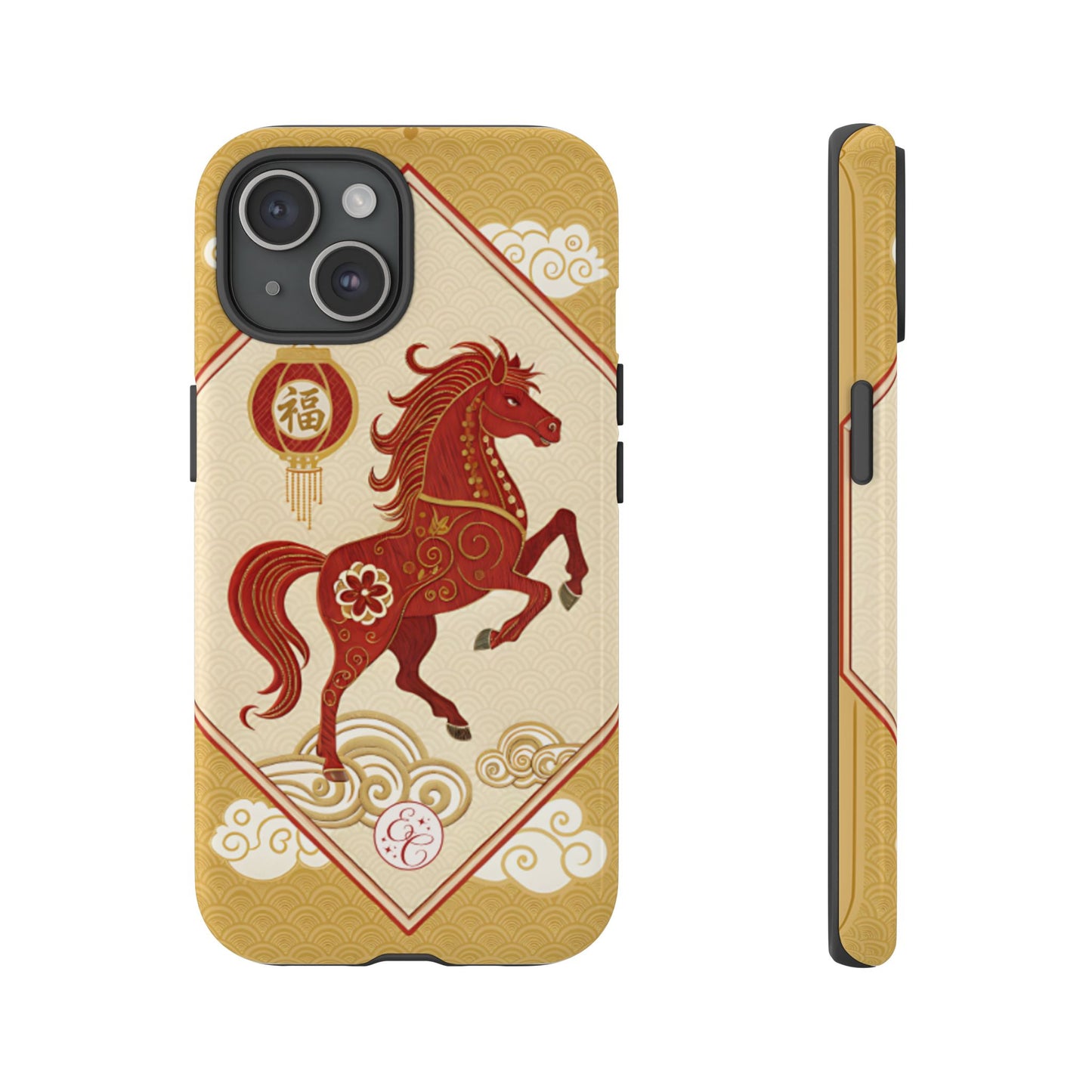 Chinese New Year Lucky Horse Tough Phone Case