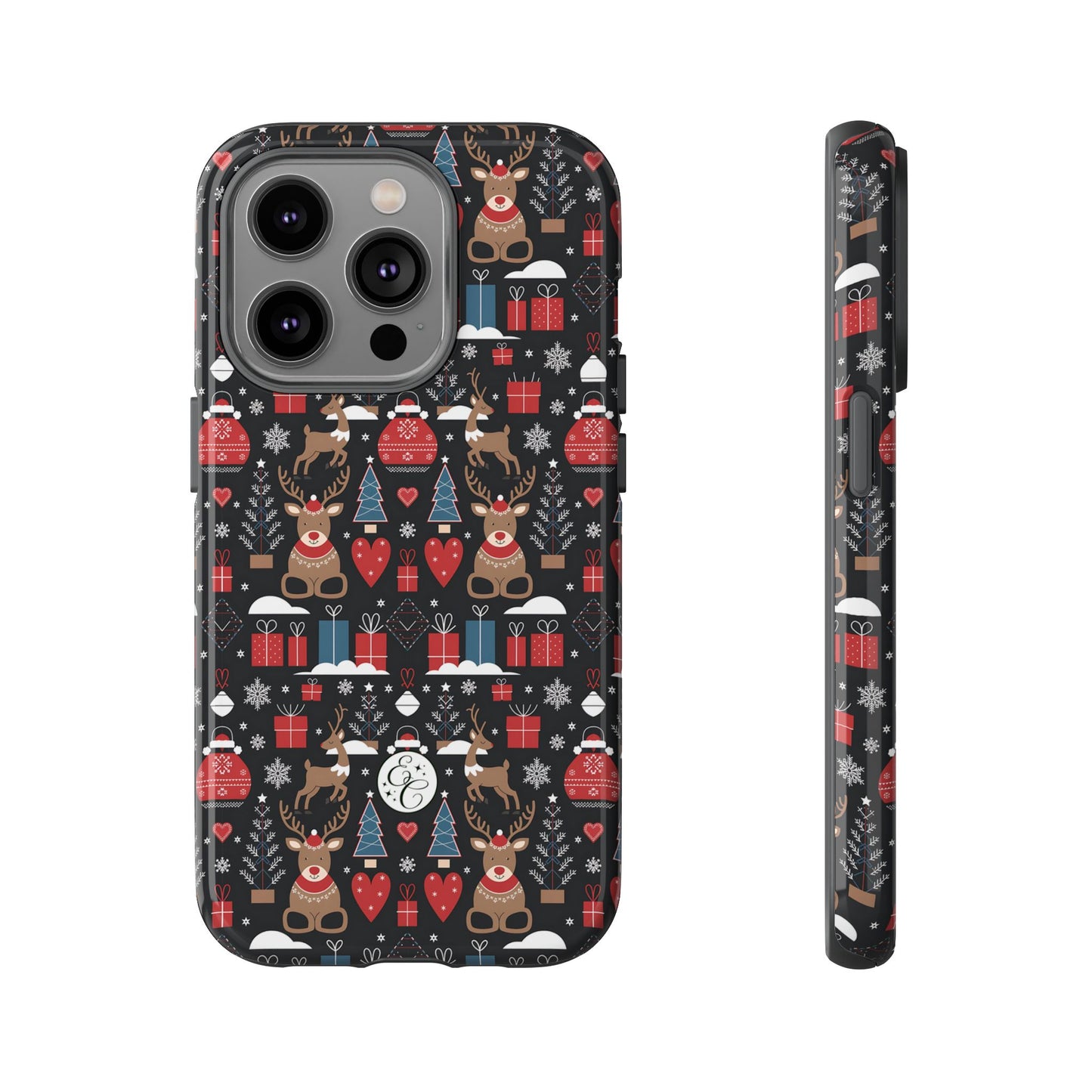 Christmas Holiday Pattern Tough Phone Case