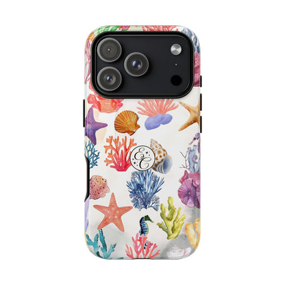 Coral & Sea Shells Tough Phone Case