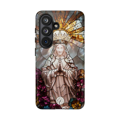 Virgin Mary Stained Glass Tough Phone Case