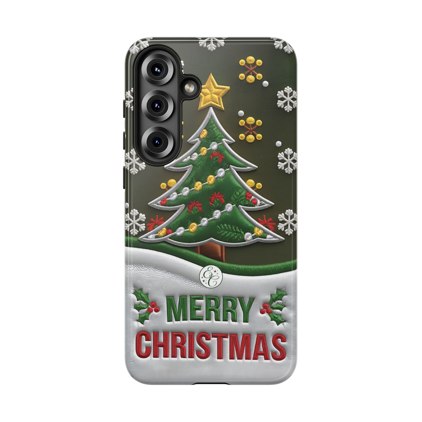 Merry Christmas Tree Tough Phone Case