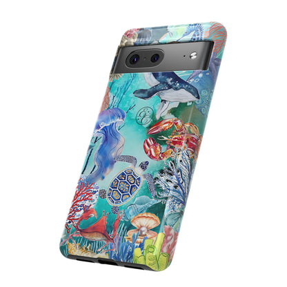 Ocean Wonders Collage Tough Phone Case