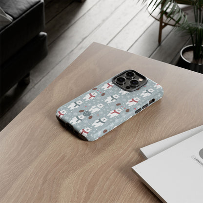 Cute Polar Bear Christmas Phone Case