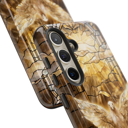 Holy Spirit Stained Glass Tough Phone Case