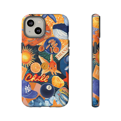 Nautical and Citrus Tough Phone Case