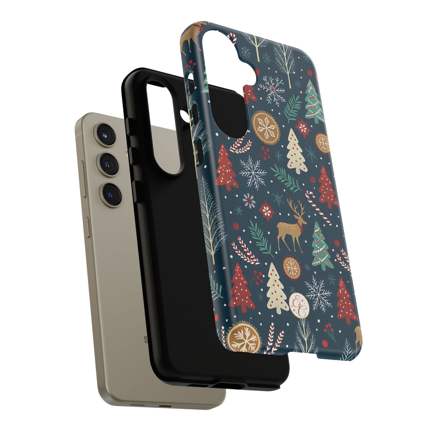 Christmas Holiday Pattern Tough Phone Case