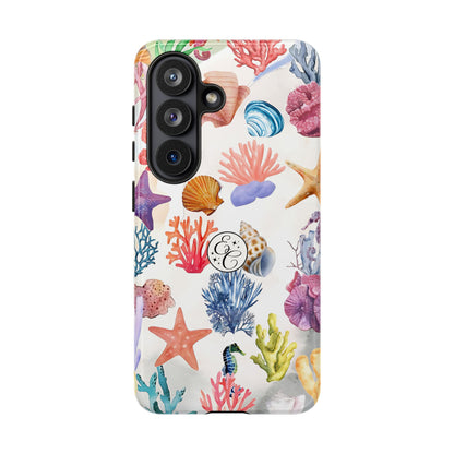 Coral & Sea Shells Tough Phone Case