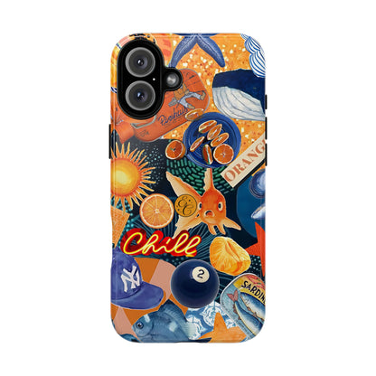 Nautical and Citrus Tough Phone Case