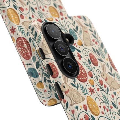 Vintage Easter Pattern Tough Phone Case