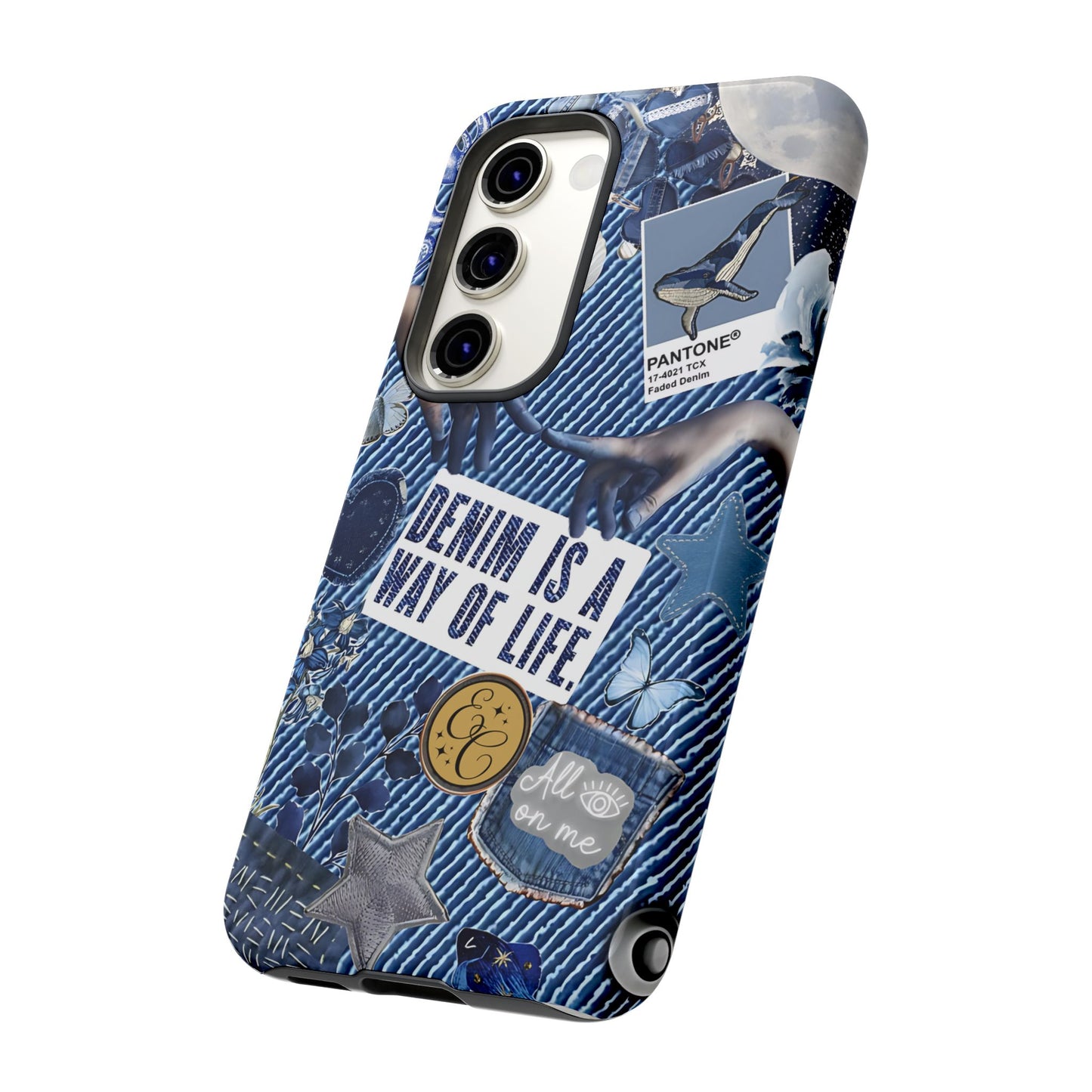 Denim Texture Tough Phone Case