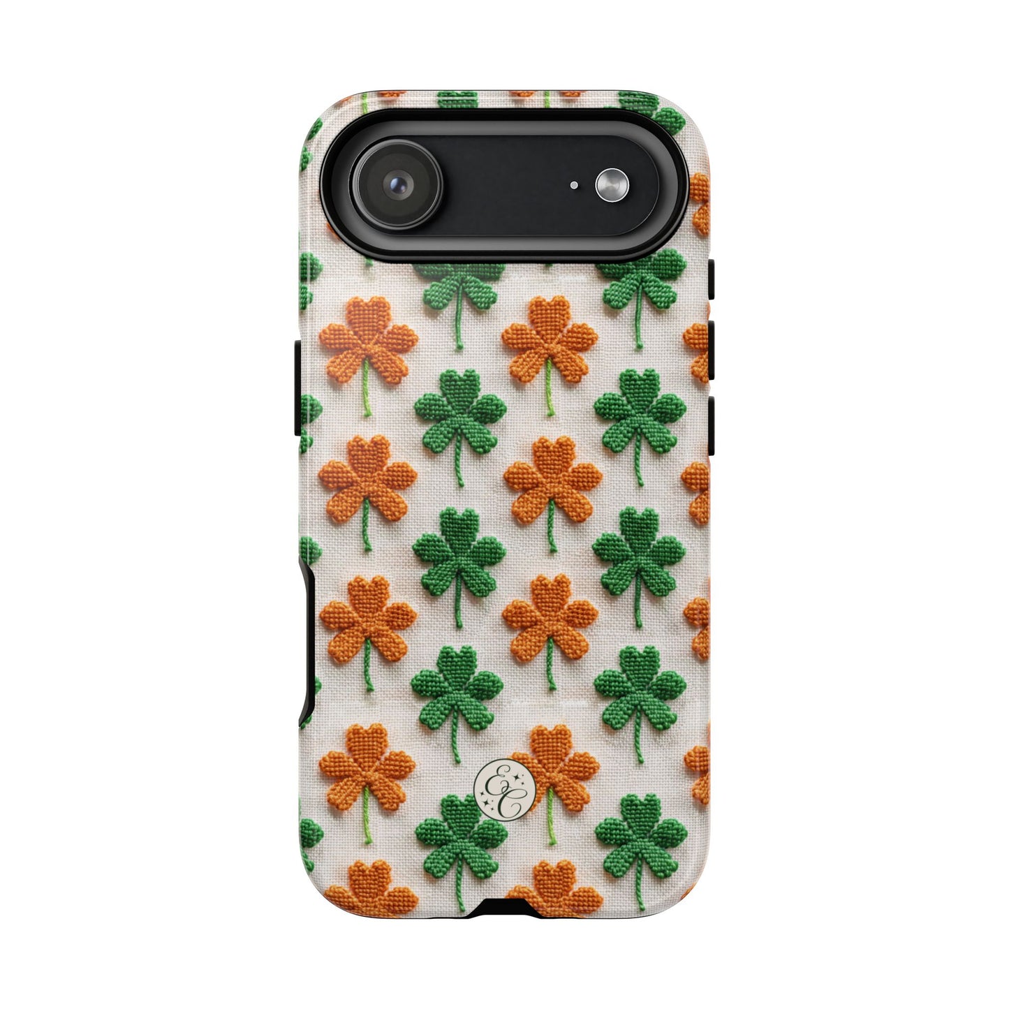 Lucky Shamrock Pattern Tough Phone Case
