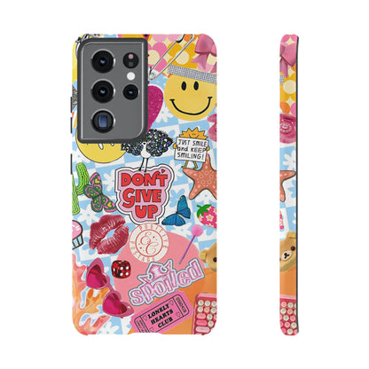 Pop Art Collage Tough Phone Case