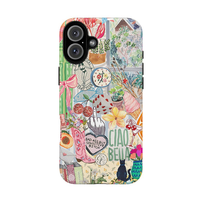 Coquette Art Collage Tough Phone Case