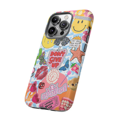 Pop Art Collage Tough Phone Case