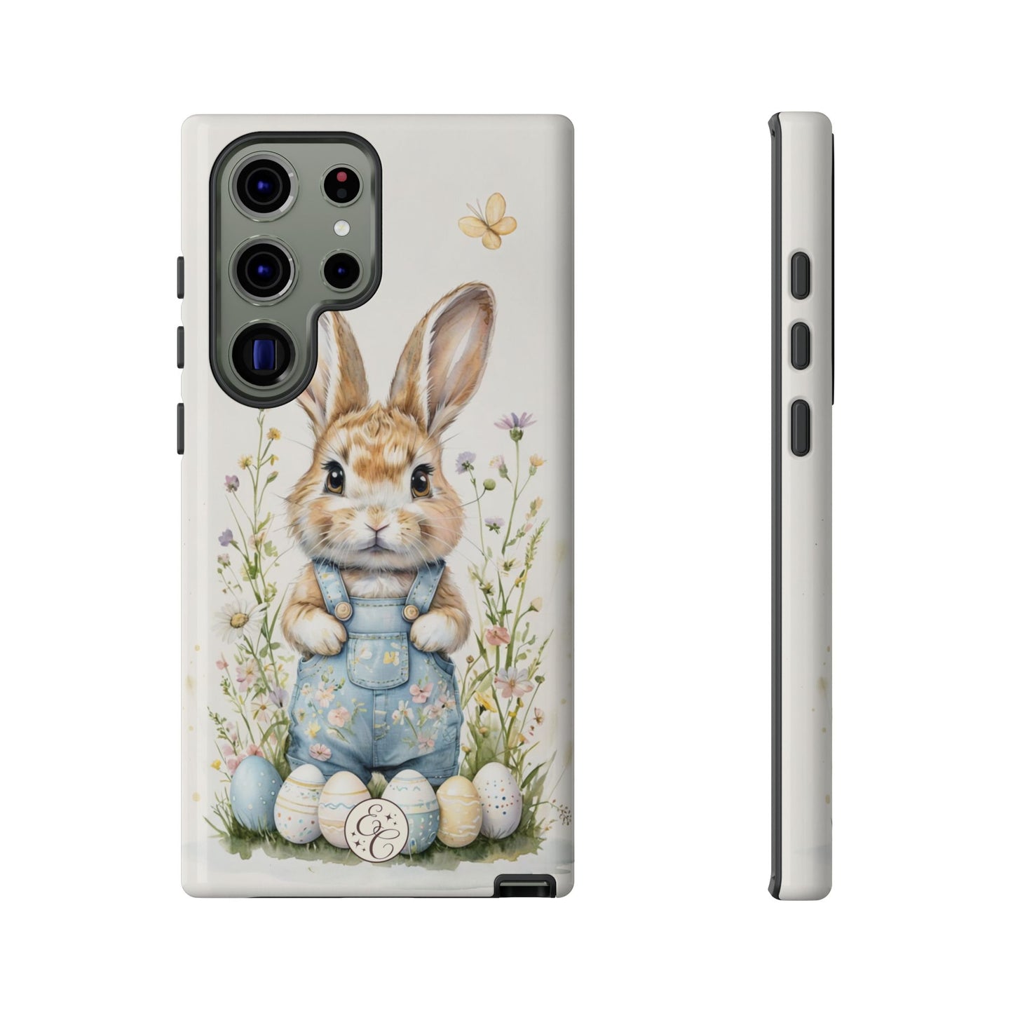 Bunny with Easter Eggs Tough Phone Case