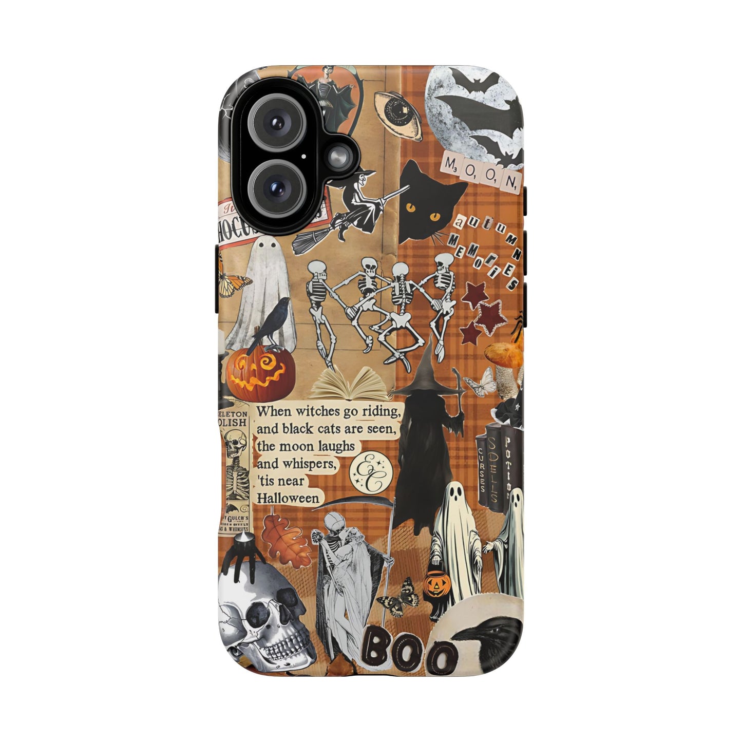 Halloween Spooky Collage Tough Phone Case