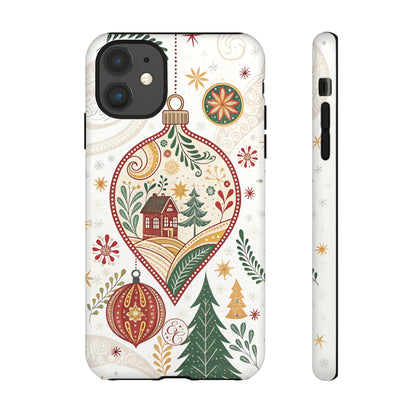 Cozy Christmas Ornament Tough Phone Case