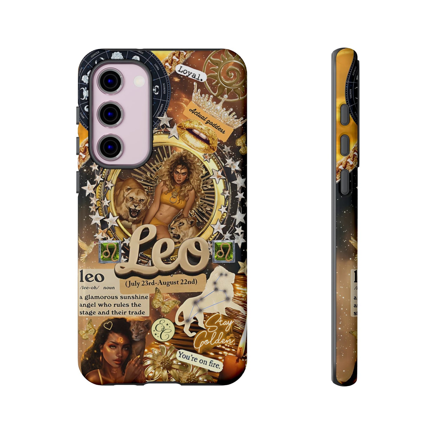 Leo Zodiac Sign Tough Phone Case