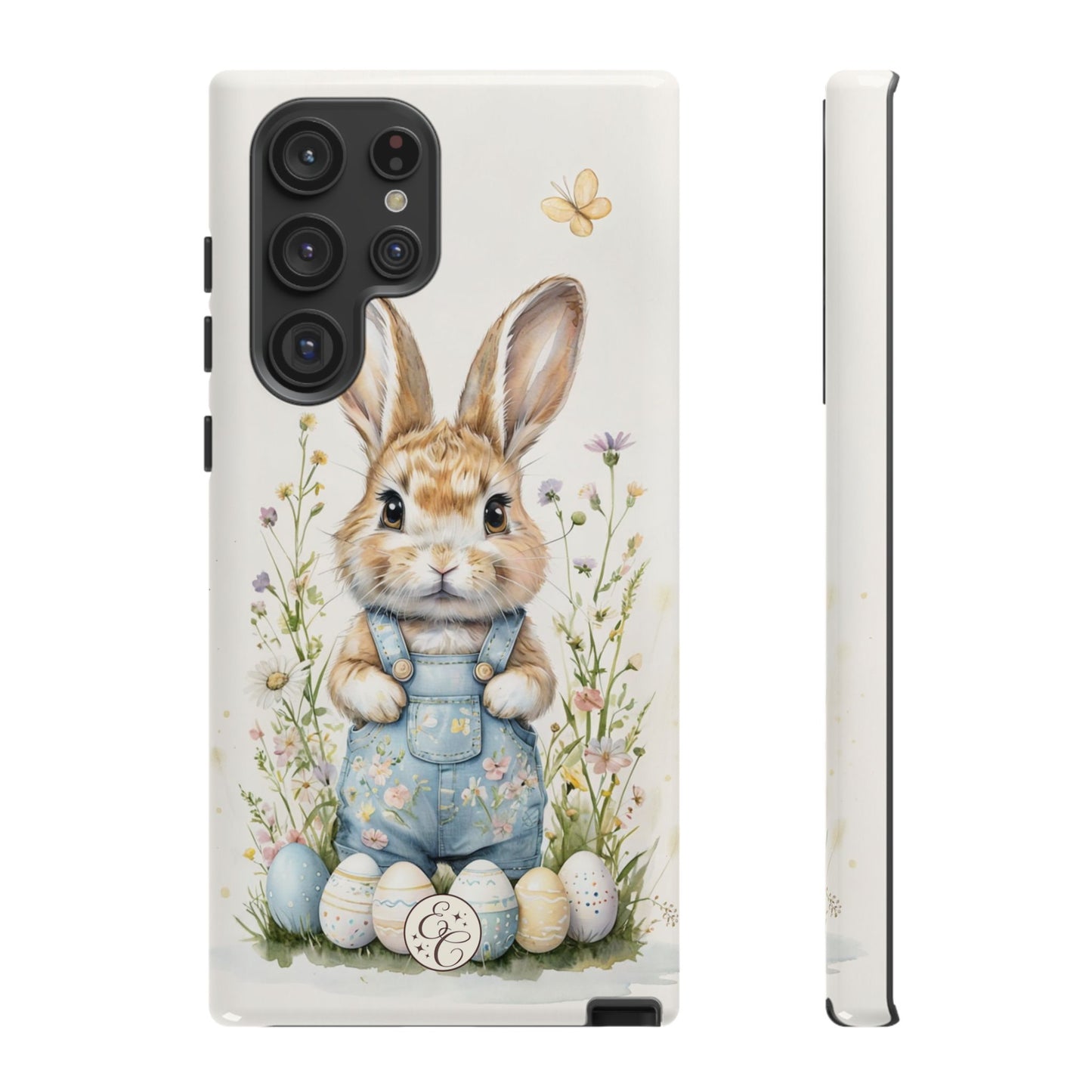 Bunny with Easter Eggs Tough Phone Case