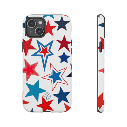 Patriotic Star Pattern Tough Phone Case