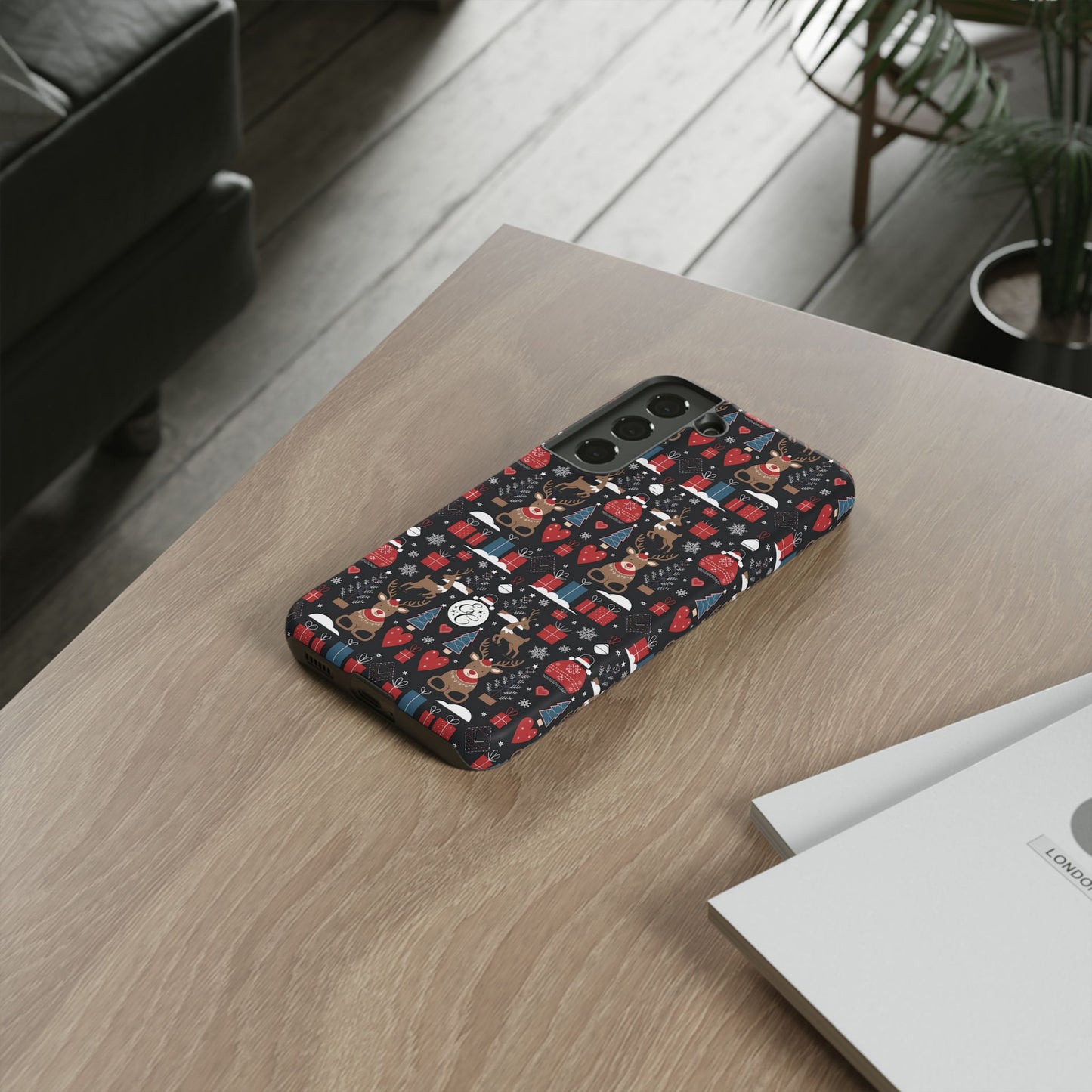 Christmas Holiday Pattern Tough Phone Case