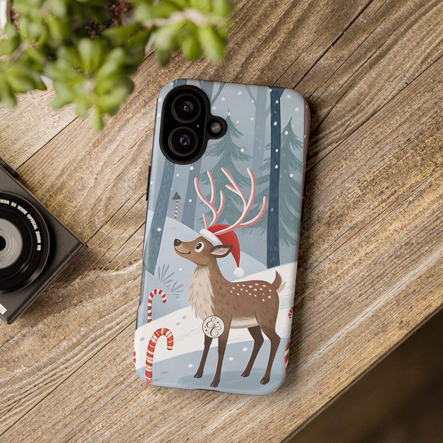 Reindeer in Winter Wonderland Tough Phone Case