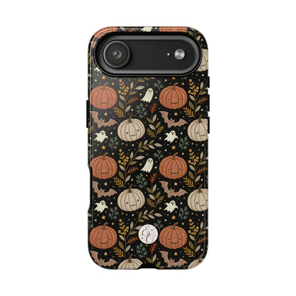 Spooky Halloween Boho Pattern Tough Phone Case