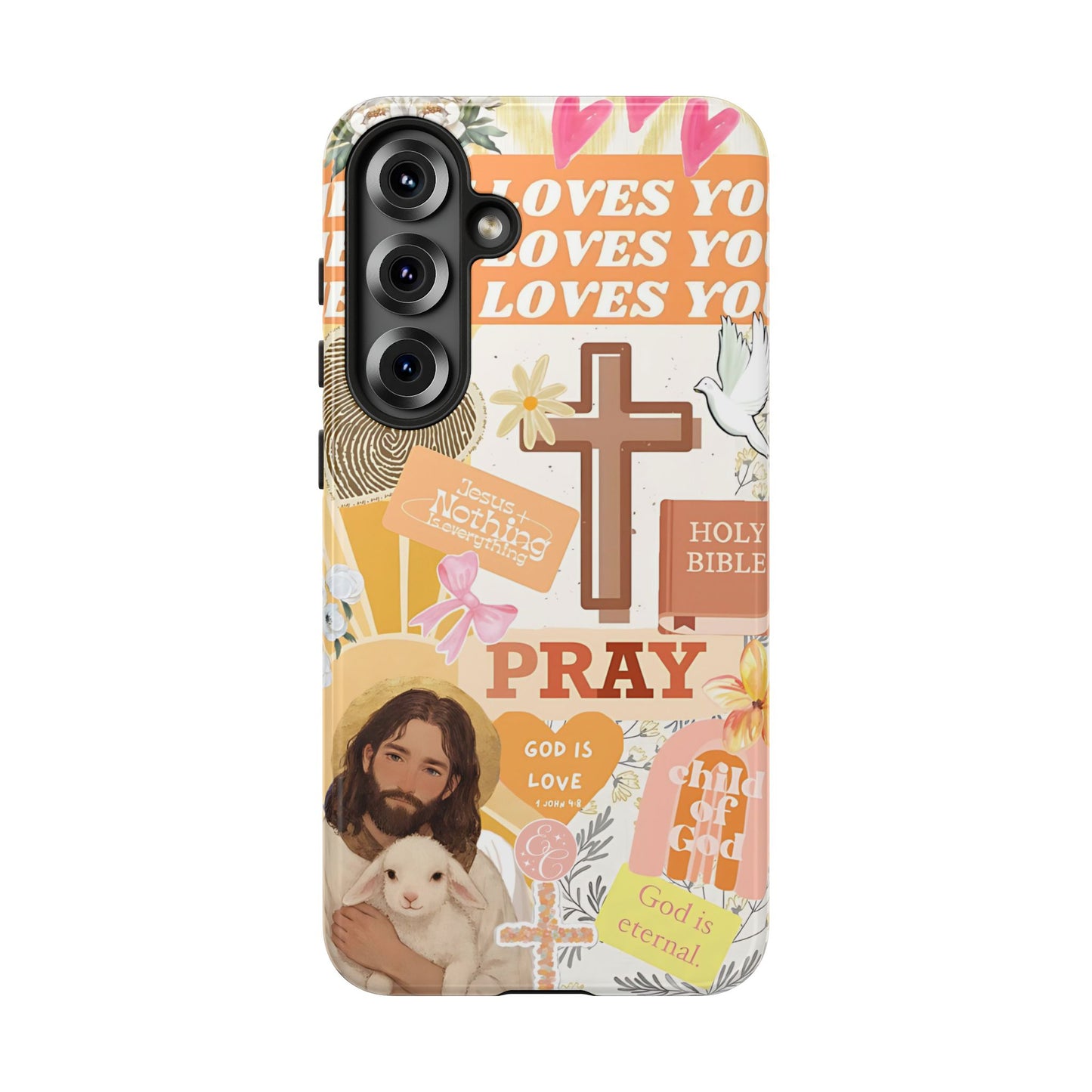 Christian Collage Tough Phone Case