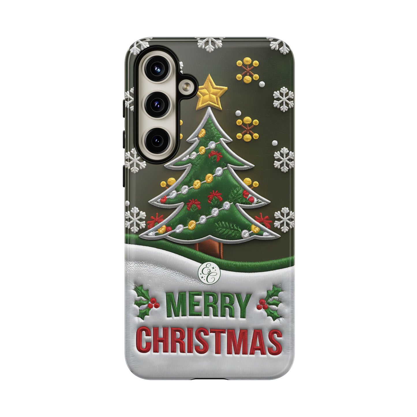 Merry Christmas Tree Tough Phone Case