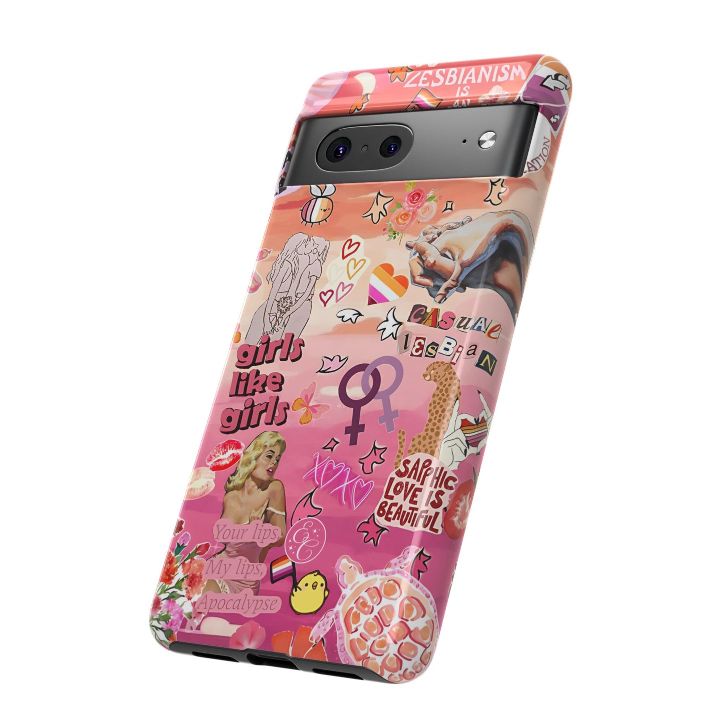 Lesbian Collage Tough Phone Case