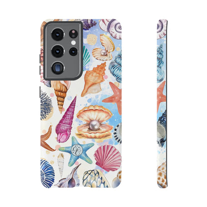 Colorful Sea Shells Tough Phone Case