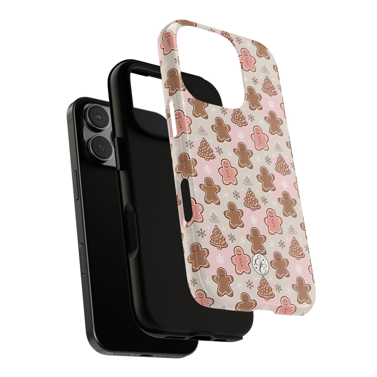 Gingerbread Men & Xmas Tree Pattern Phone Case