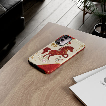 Chinese Zodiac Horse Tough Phone Case