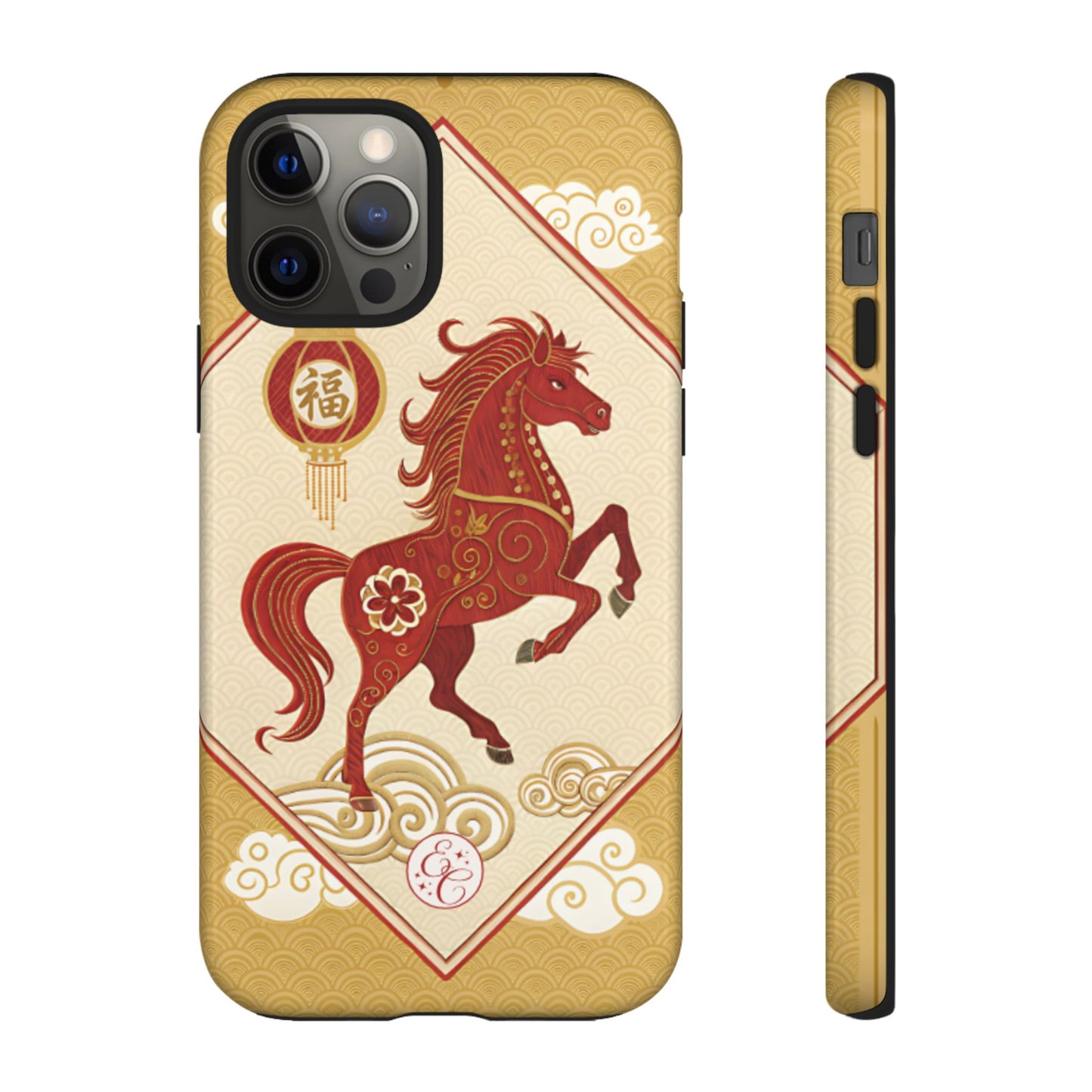 Chinese New Year Lucky Horse Tough Phone Case