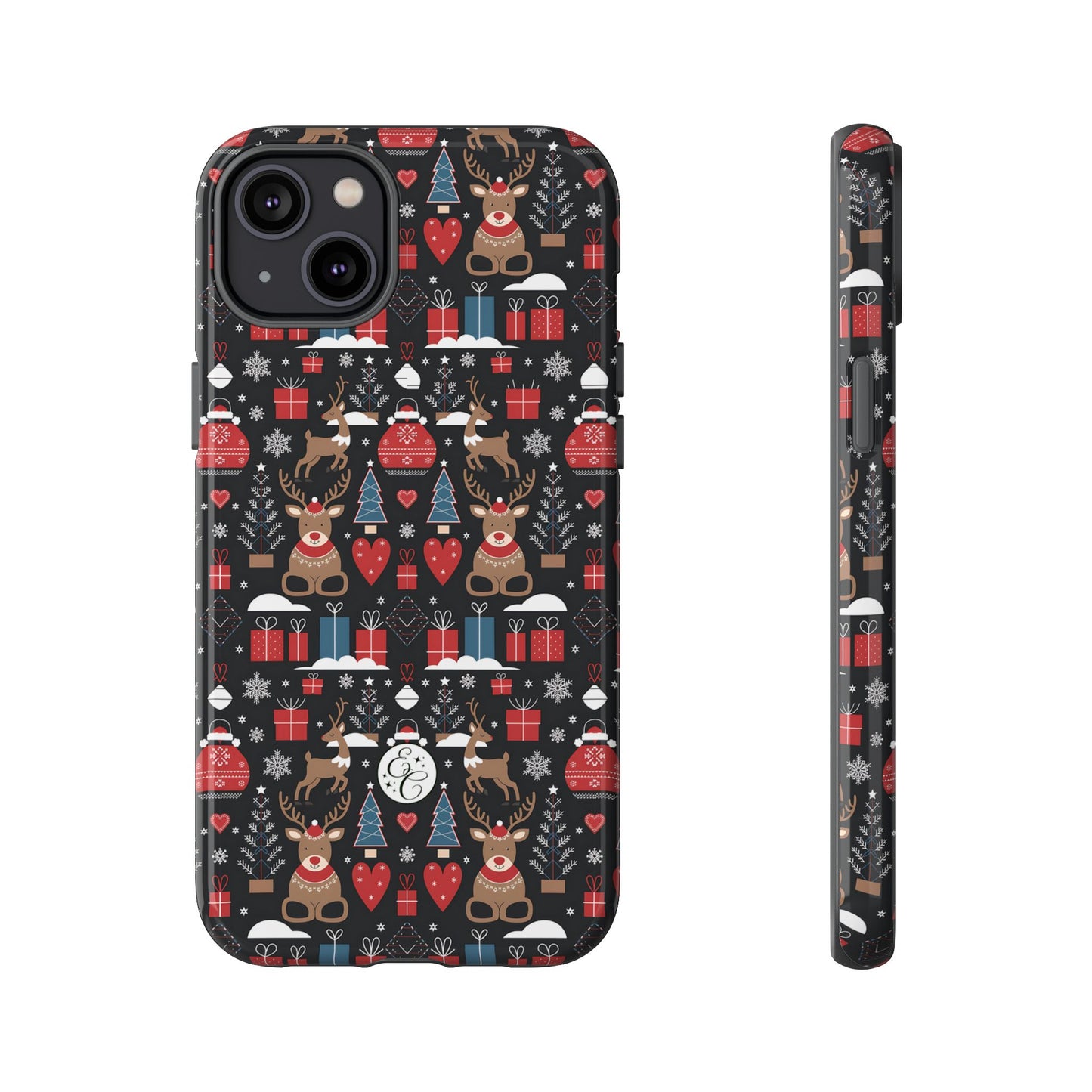 Christmas Holiday Pattern Tough Phone Case